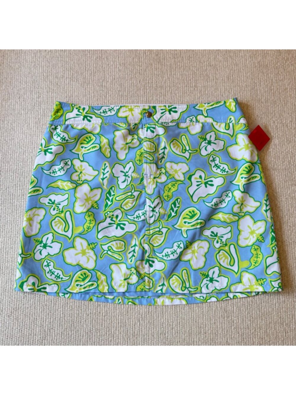 Vintage Y2K Mossimo Hawaiian Tropical Print Reversible Skirt Target Large NWT